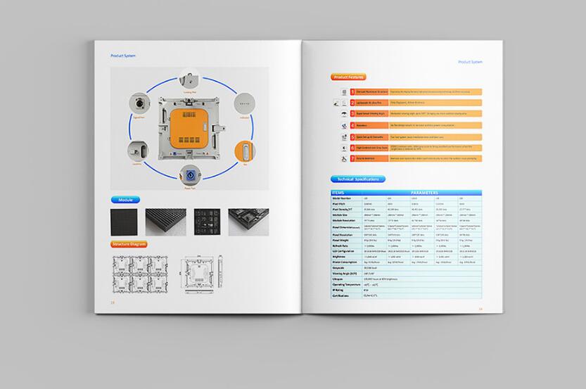 LED顯示屏行業畫冊設計案例欣賞 LED顯示屏行業畫冊設計案例欣賞