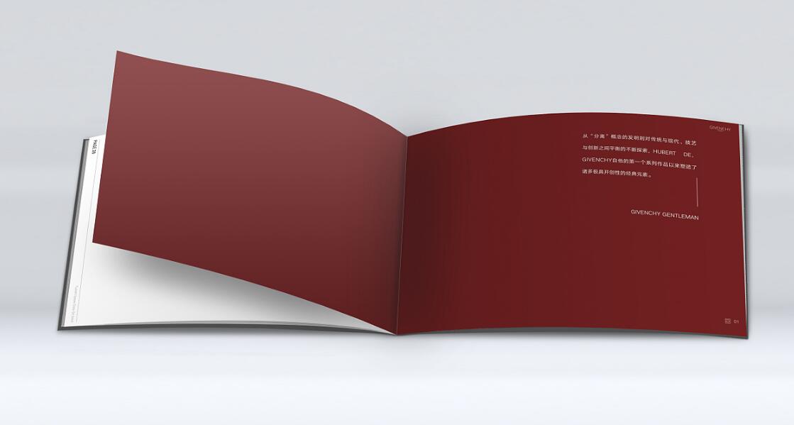 紀梵?；瘖y品行業畫冊設計案例欣賞