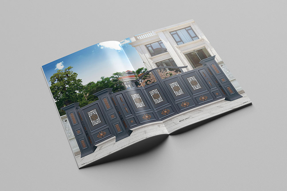 別墅鋁制圍欄產(chǎn)品冊(cè)設(shè)計(jì),別墅建材產(chǎn)品冊(cè)設(shè)計(jì)