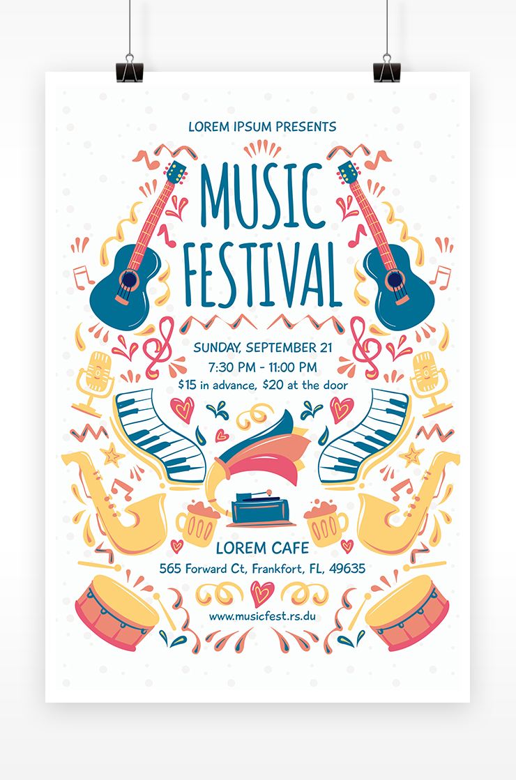 音樂節(jié)海報設計有哪些要點？海報設計有哪些注意事項？