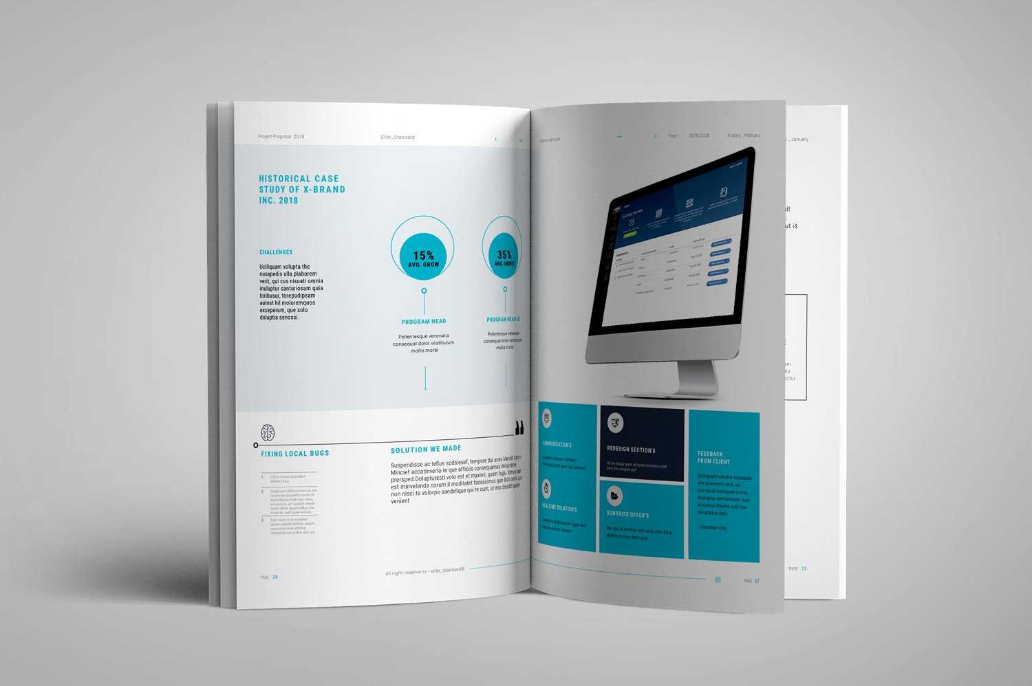 企業(yè)策劃紀念相冊模板